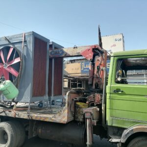 کولر آبی سلولزی صنعتی برسام بدون کانال سوله کارخانه سالن 50 و 60 هزار